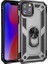 Apple İphone 11 Pro Max 6.5İnch Yüzüklü Kılıf Armor Shockproof Ring Kılıf Al32157 Gri 1