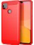 Xiaomi Redmi 9C Brushed Carbon Fiber Silikon Kılıf Al33445 Kırmızı 1