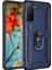 Samsung Galaxy S21 5G Kılıf Vega Standlı Yüzüklü Mıknatıslı+Full Ekran Lacivert 1