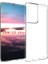 Samsung Galaxy S21 Ultra 5G Kılıf Süper Silikon Koruma + Full Ekran Koruyucu Şeffaf 1