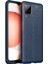 Samsung Galaxy A12 Kılıf Koruyucu Esnek Tpu Silikon Hns Lacivert 1