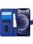 Apple İphone 12 Mini Kılıf Fabric Book Wallet Lacivert 1