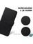Huawei P Smart 2021 Kılıf Fabric Book Wallet Siyah 4