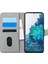 Samsung Galaxy S20 Fe Kılıf Fabric Book Wallet Gri 1