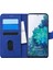 Samsung Galaxy S20 Fe Kılıf Fabric Book Wallet Lacivert 1