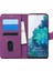 Samsung Galaxy S20 Fe Kılıf Fabric Book Wallet Mor 1