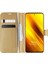 Xiaomi Poco X3 Nfc Kılıf Delux Leather Wallet Gold 1