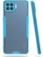 - Oppo Reno 4 Lite - Kılıf Kenarı Renkli Arkası Şeffaf Parfe Kapak - Mavi - T16243 1