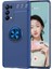 - Oppo Reno 5 5G - Kılıf Yüzüklü Karbon Ravel Silikon Kapak - Mavi - T16222 1