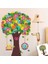Kt Decoration Bebek ve Çocuk Odası Dekorasyonu Renkli Ağaç ve Baykuşlar Pvc Duvar Sticker Yapıştırma Dekor 1