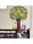Kt Decoration Bebek ve Çocuk Odası Dekorasyonu Renkli Ağaç ve Baykuşlar Pvc Duvar Sticker Yapıştırma Dekor 3