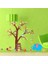 Kt Decoration Ayı Fil ve Ağaçta Hayvanlar Bebek ve Çocuk Odası Pvc Duvar Sticker 2