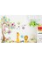 Kt Decoration Çocuk Odası Dekorasyonu Xl Dev Boyutlu Renkli Orman Hayvanları Kendinden Yapışkanlı Pvc Duvar Sticker 1