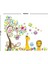 Kt Decoration Çocuk Odası Dekorasyonu Xl Dev Boyutlu Renkli Orman Hayvanları Kendinden Yapışkanlı Pvc Duvar Sticker 3