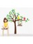 Kt Decoration Bebek ve Çocuk Odas Ağaç Salıncak Baykuşlar Pvc Duvar Sticker 1