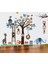 Kt Decoration Çocuk Odası Dev Duvar Dekoru Orman Hayvanları ve Ağaç Xl 186 x 95 cm Pvc Duvar Sticker 1