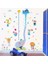 Kt Decoration Sevimli Fil Dev Boyutlu Boy Ölçer Bebek ve Çocuk Odası Pvc Duvar Sticker 1