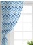 Tek Kanat Modern Zigzag Desen Dijital Baskılı Çocuk Odası Fon Perde 2