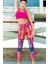 Yeni Inci Pembe (Yoga-Fitness-Pilates-Koşu) Sporcu Tayt Alt Üst Takım 1