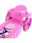 Silikon 3 Tekerlekli Frenli Pembe Scooter 2