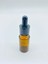 Cam Amber Şişe Siyah Metal Kapak İnce Cam Damlalık 10 ml 10'lu 1