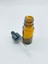 Cam Amber Şişe Siyah Metal Kapak İnce Cam Damlalık 10 ml 10'lu 2