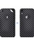 Apple İphone Xr Dekoratif Arka Koruma Sticker Karbon Fiber Siyah 3