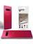 Samsung Galaxy S10 Plus Dekoratif Arka Koruma Sticker Metallik Pembe 2
