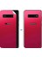 Samsung Galaxy S10 Plus Dekoratif Arka Koruma Sticker Metallik Pembe 3