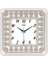 Ayp 94-B Galaxy Duvar Saati Kare Beyaz 1