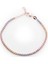 Rainbow Taşlı Ultra Ince Su Yolu Bileklik Rose Gold Bileklik 2mm 1