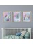 Doğal Çam Çerçeveli Bebek ve Çocuk Odası Duvar Tablosu Frozen Set - 1 1