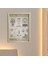 Doğal Çam Çerçeveli Mühendis Odası Duvar Tablosu Nicola Tesla Inverter Patentleri 1888 - 1894 1