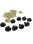 10 Adet 15 mm Siyah Burun 1
