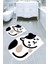 Lazer Kesim Kedi Desenli 2li Banyo Paspası (50X60 cm - 60X100 Cm) 1