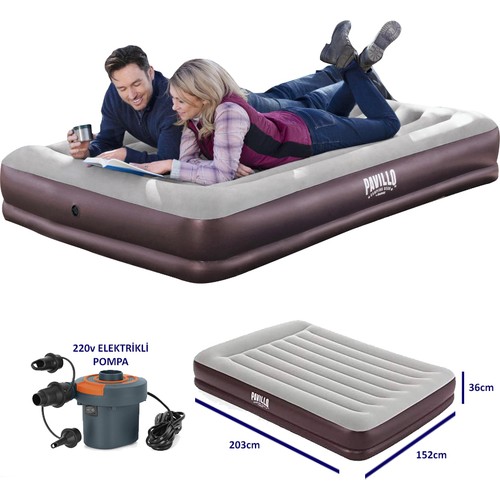 bestway sisme yatak cift kisilik elektrikli pompa seti fiyati