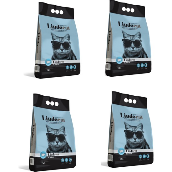 LindoCat Lindo Cat Sabun Kokulu İnce Taneli Kedi Kumu 10 lt Fiyatı