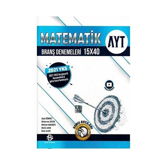 Bilgi Sarmal AYT Matematik 15 X 40 Branş Denemeleri - Kitabı