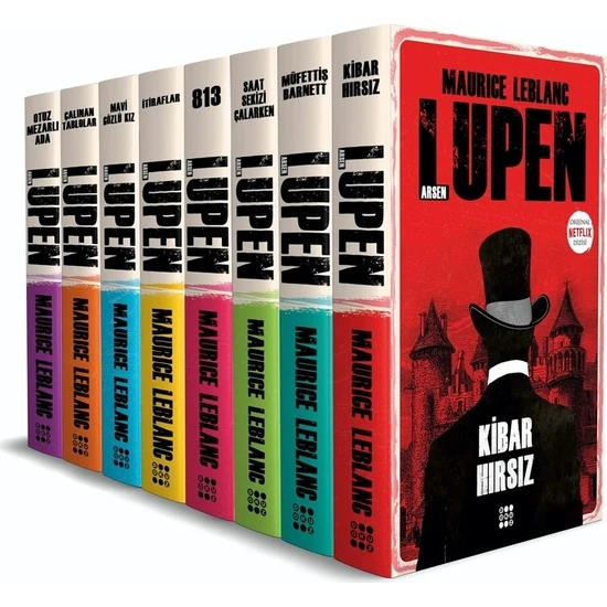 Arsen Lupen (8 Kitap Takım) - Maurice Leblanc