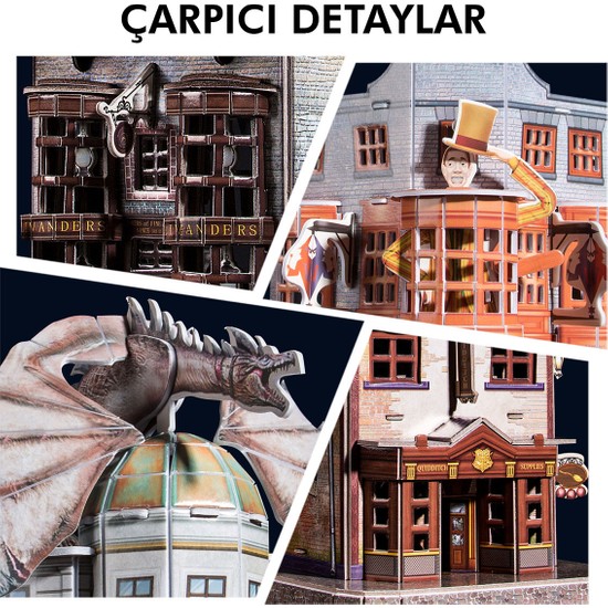 Cubic Fun Harry Potter Diagon Yolu (4 Bina) 3D Puzzle Fiyatı
