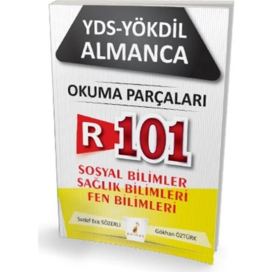 Pelikan Yayınları YDS Yökdil Almanca R101 Okuma Parçaları