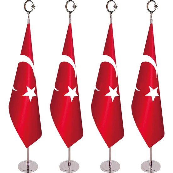Bayrak Online Makam Türk Bayrağı Direkli Takım