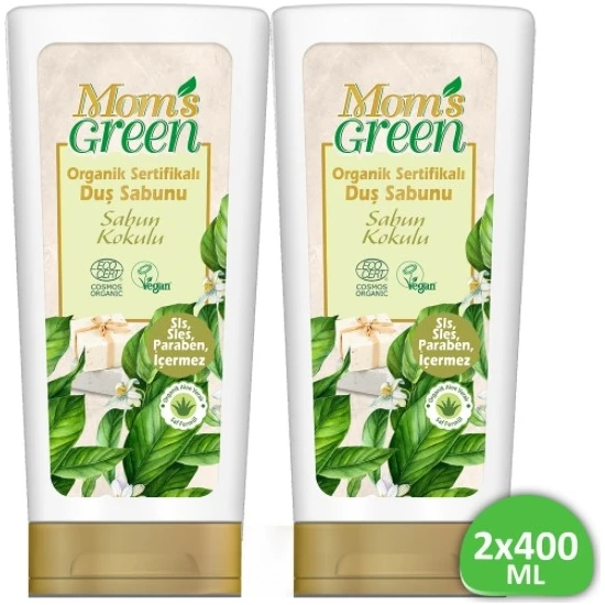 Mom's Green 2'li Set   Duş Sabunu 400 + 400 ml