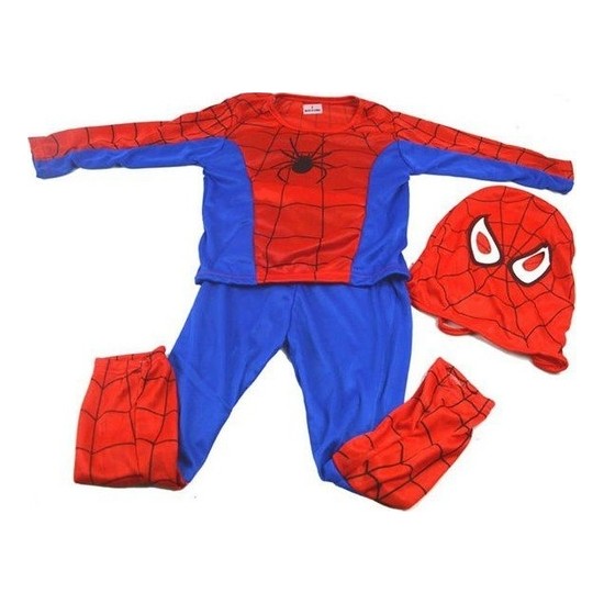 Duru Toys Örümcek Adam Çocuk Kostümü 3 - 5 Yaş