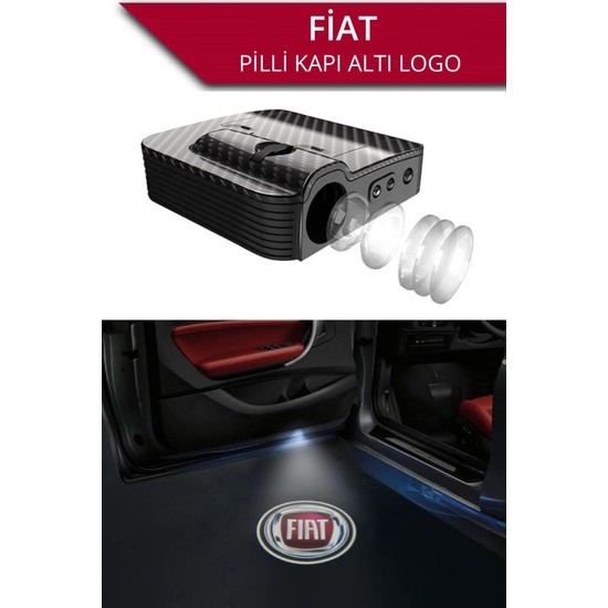BTM Otomotiv Fiat Marka Pilli Kapı Altı Logo Sensörlü