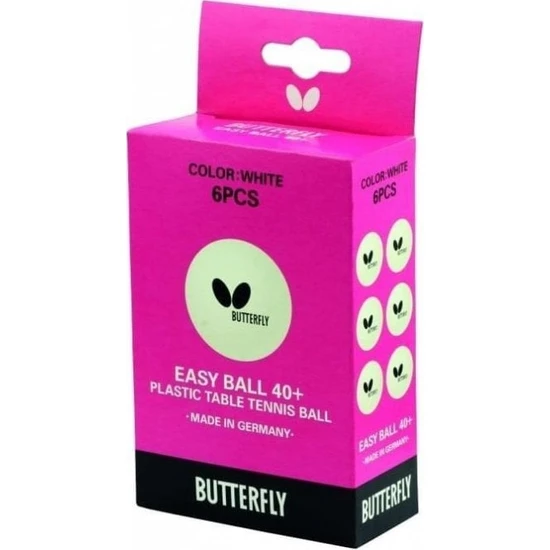 Butterfly Easy Ball 40+ Masa Tenisi Topu