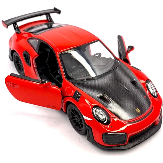 Kinsmart Çek Bırak Porsche 911 Gt2 Rs Metal Oyuncak Araba