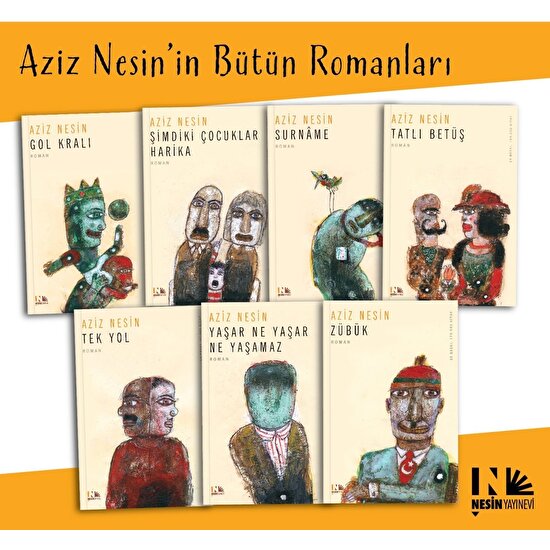 Aziz Nesin’in Bütün Romanları Seti  (7 Kitap) - Aziz Nesin