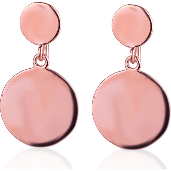 Diversity Jewelry Kadın Gümüş Rose Yuvarlak Küpe Fiyatı