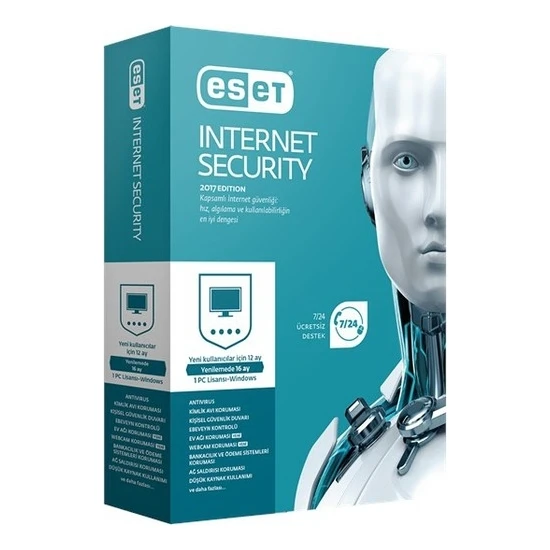 ESET Internet Security 10 Cihaz, 1 Yıl - Dijital Kod